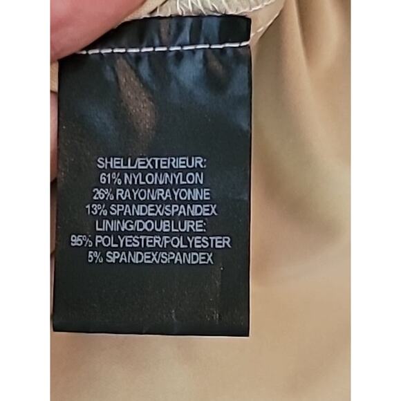 Belle Badgley Mischka Blue Lace Bodycon Dress Romantic Cottagecore Elegant Sz 6 - Picture 10 of 11